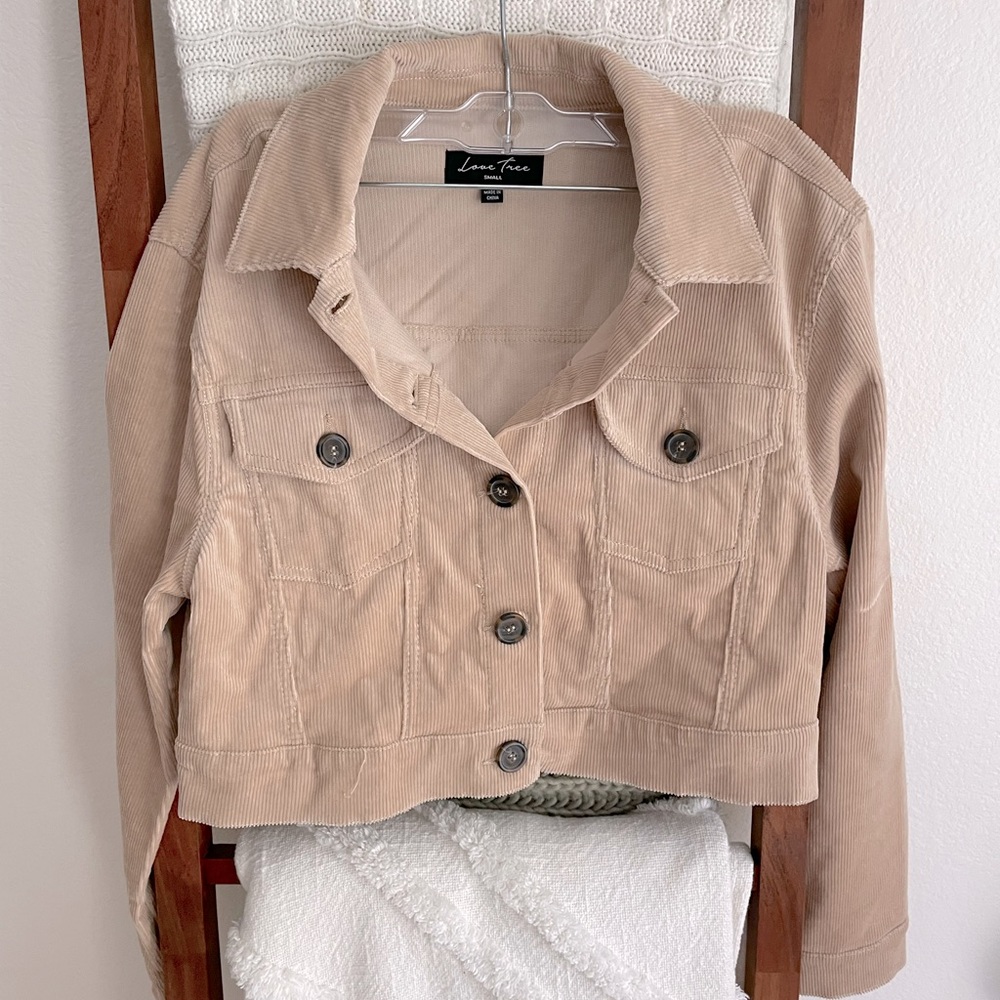 Corduroy Crop Jacket